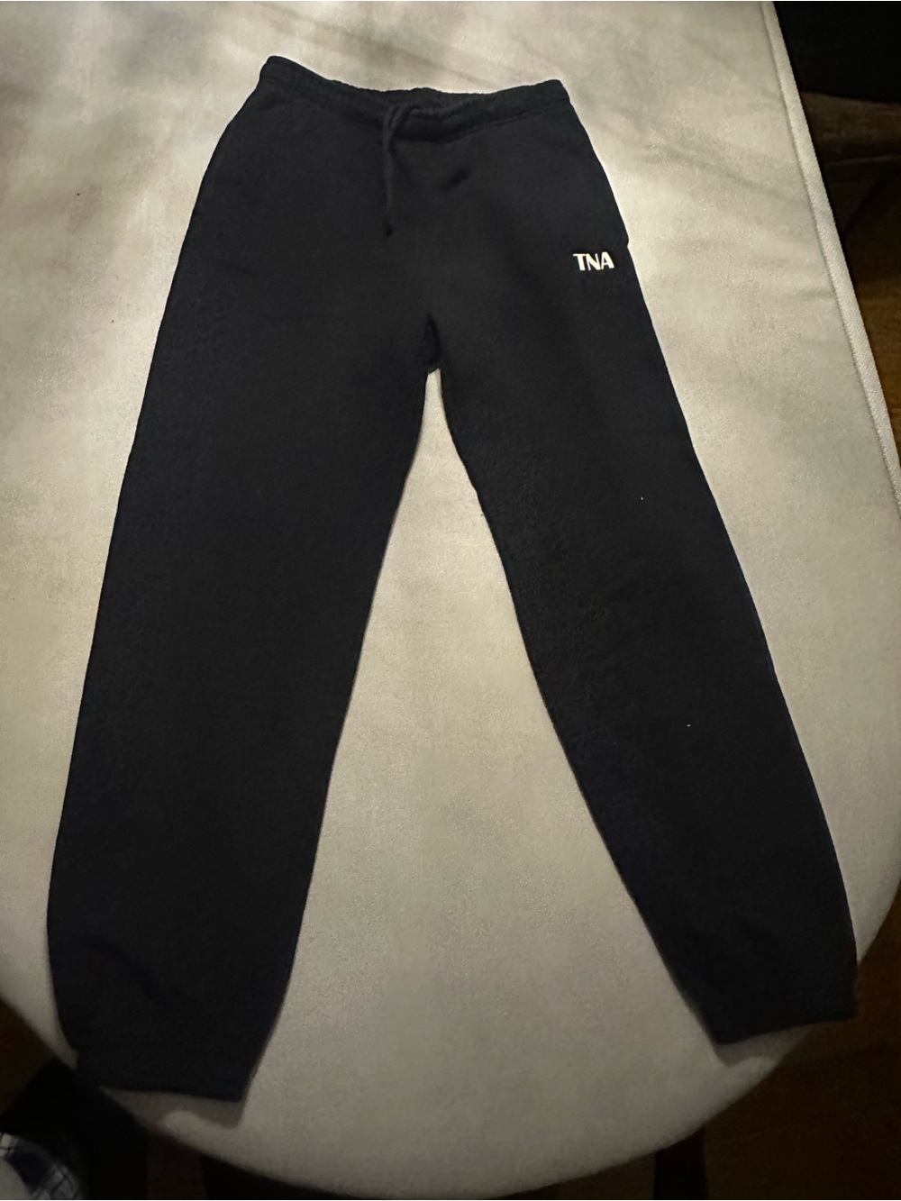 TNA Black Logo Sweatpants